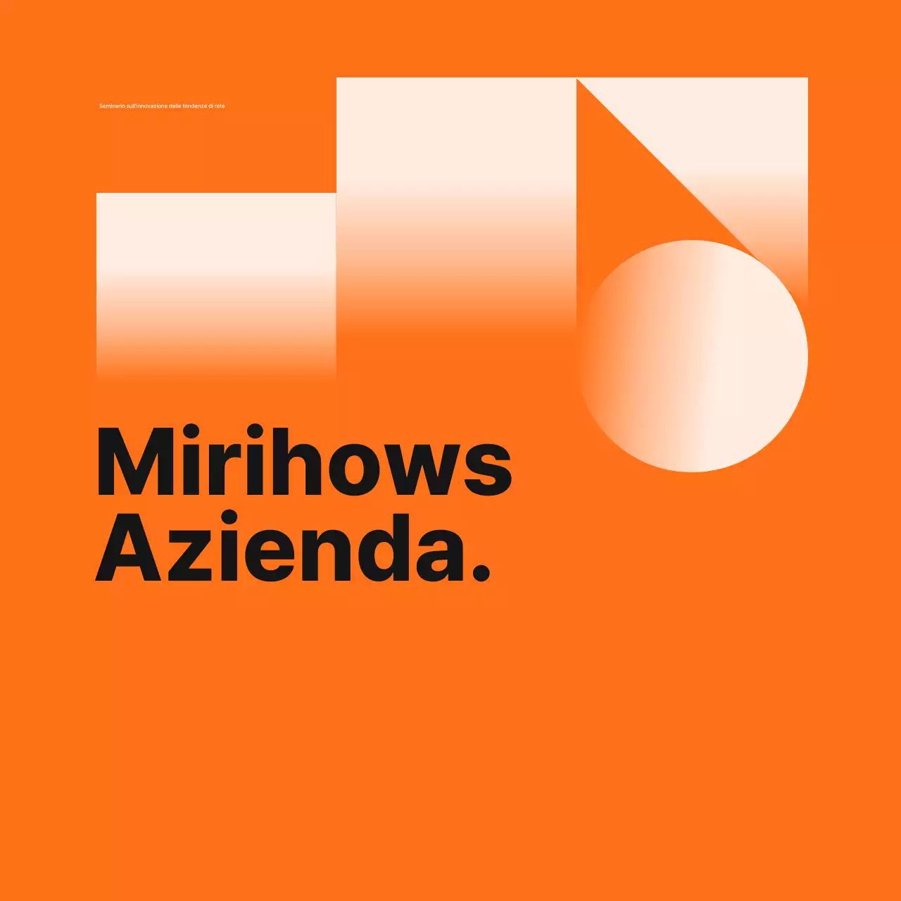 Kit di benvenuto aziendale in arancione-nero