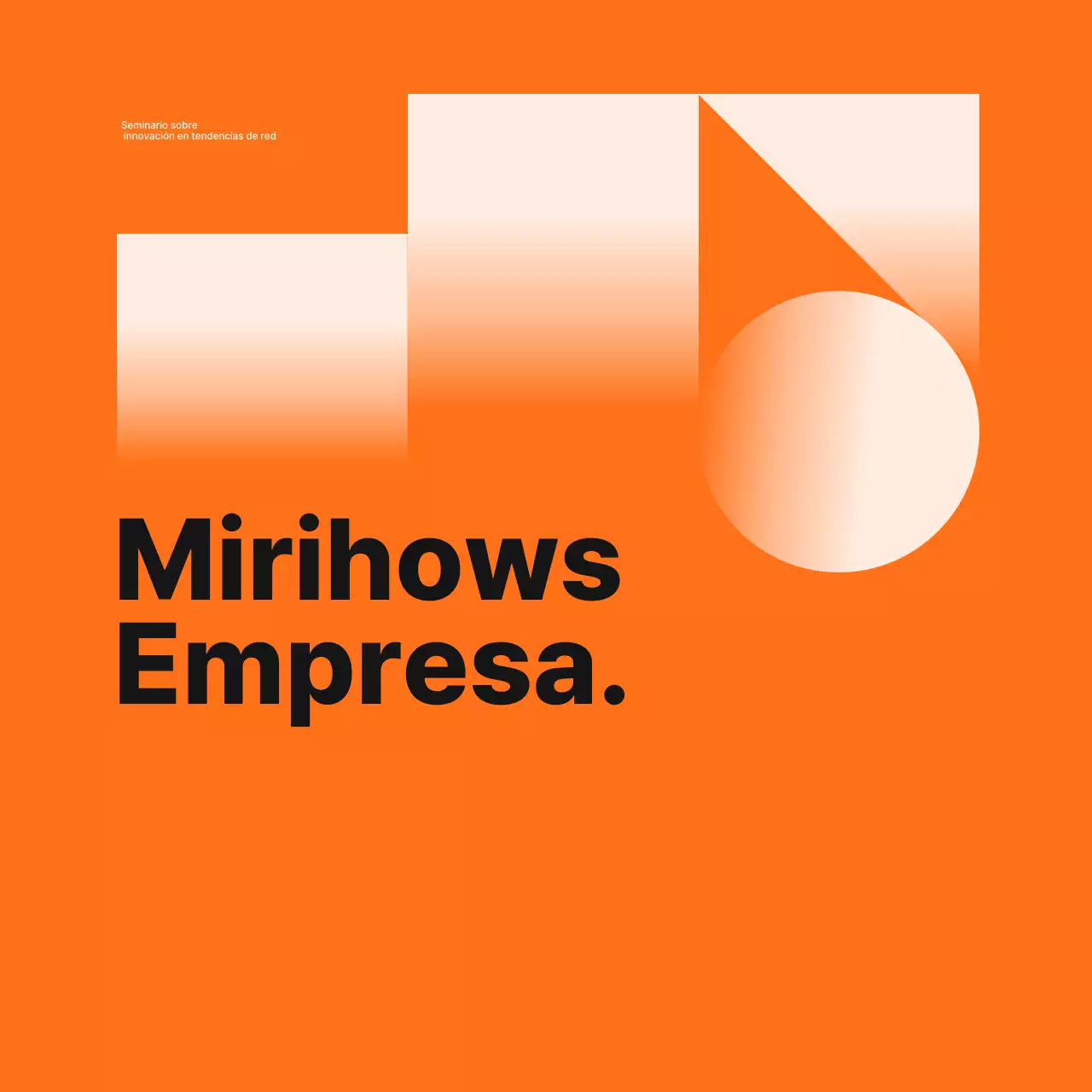 Kit de bienvenida corporativo en naranja-negro