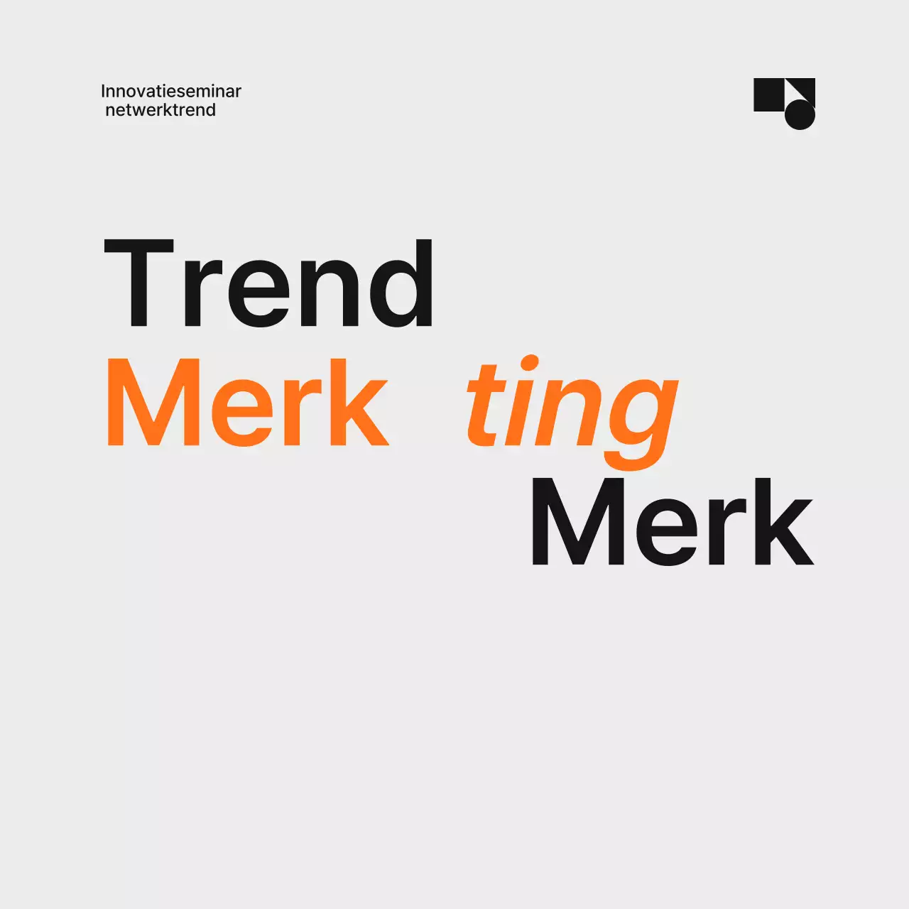 Zakelijk welkomstpakket in oranje-zwart