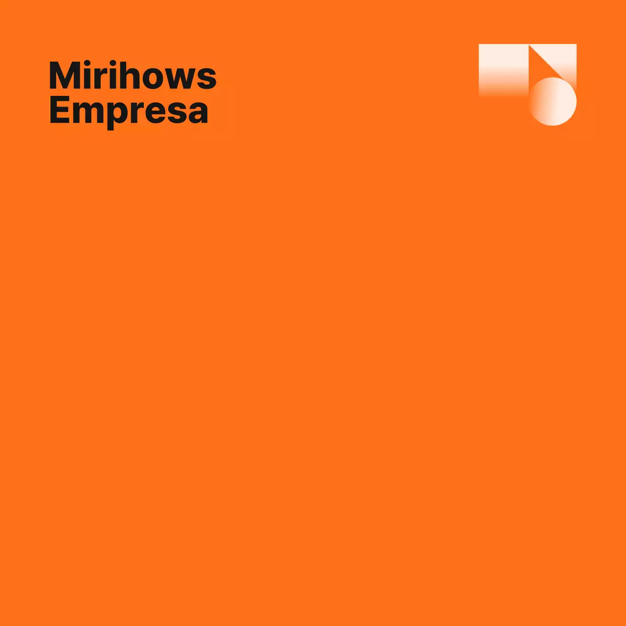 Kit de boas-vindas para empresas em laranja-preto