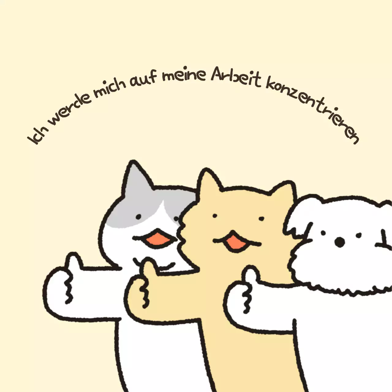 Niedlich illustrierte tägliche Notizen