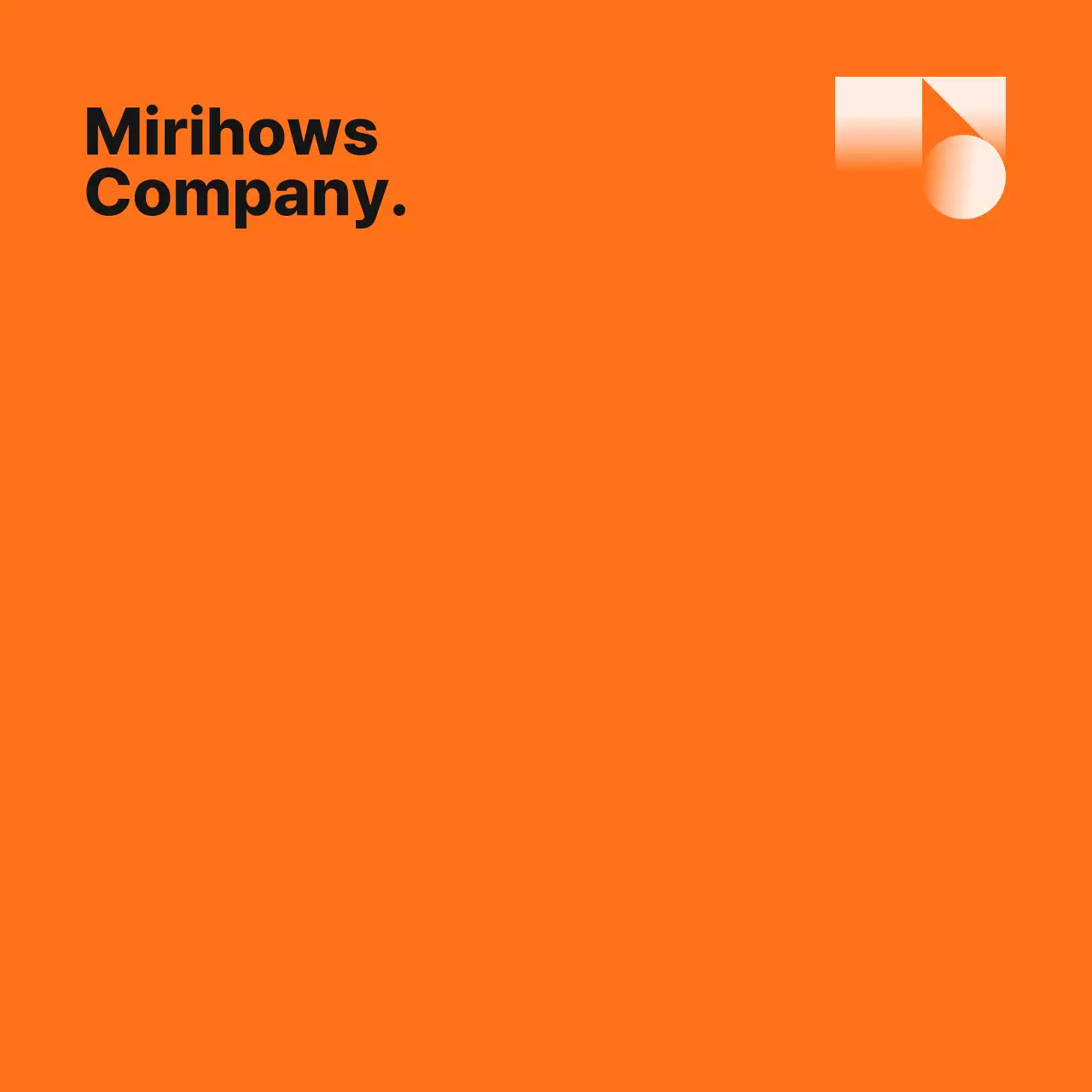 Perlengkapan selamat datang perusahaan dalam warna oranye-hitam