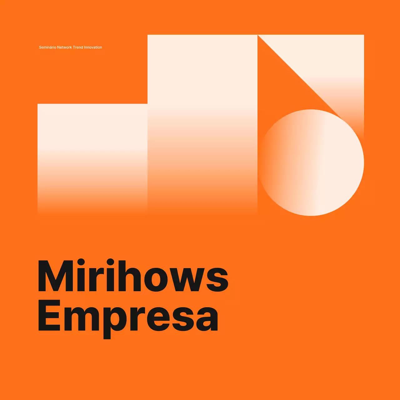Kit de boas-vindas para empresas em laranja-preto