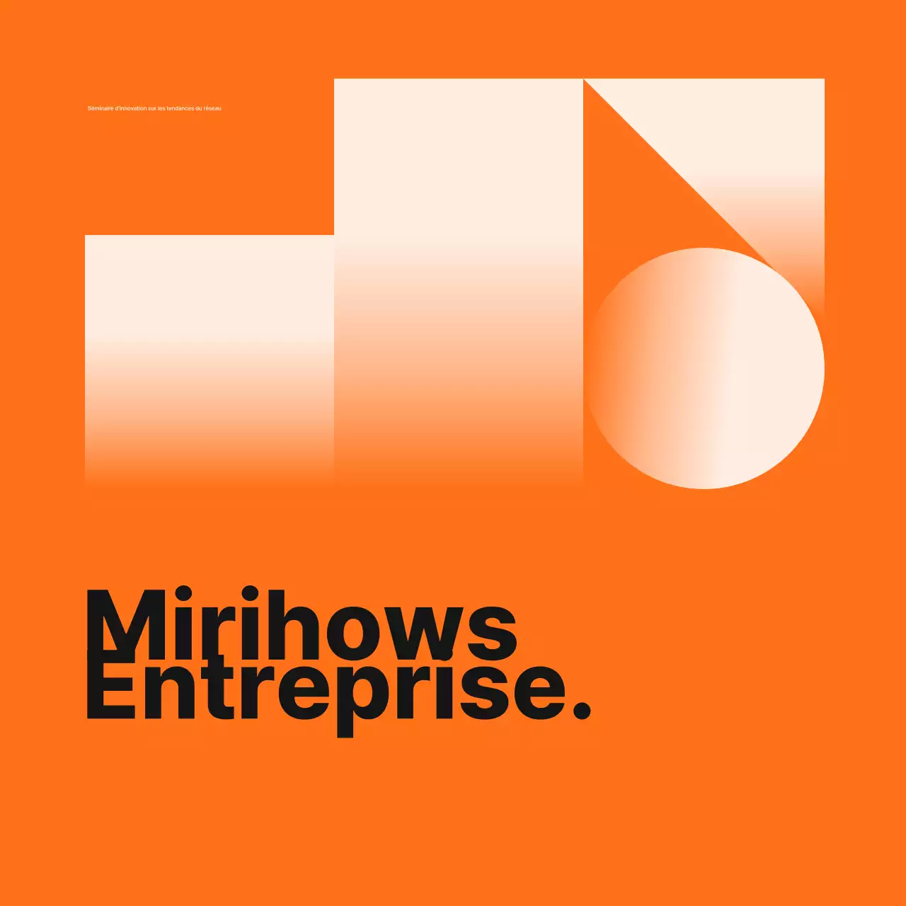 Kit de bienvenue pour les entreprises en orange-noir