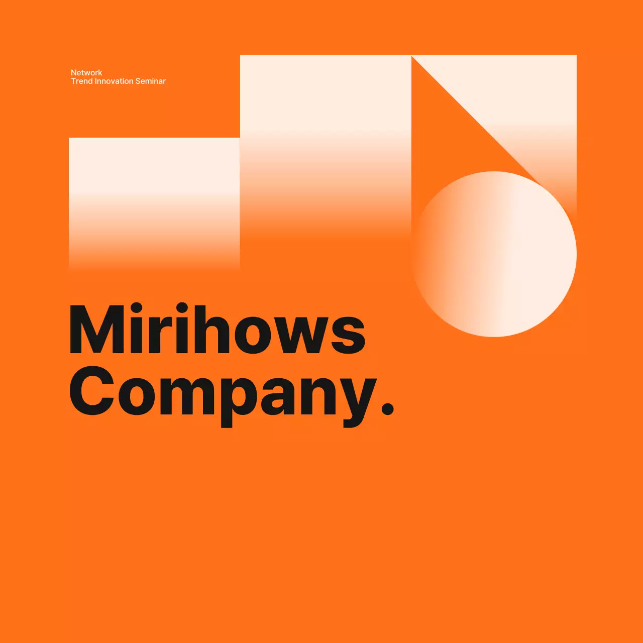 Perlengkapan selamat datang perusahaan dalam warna oranye-hitam