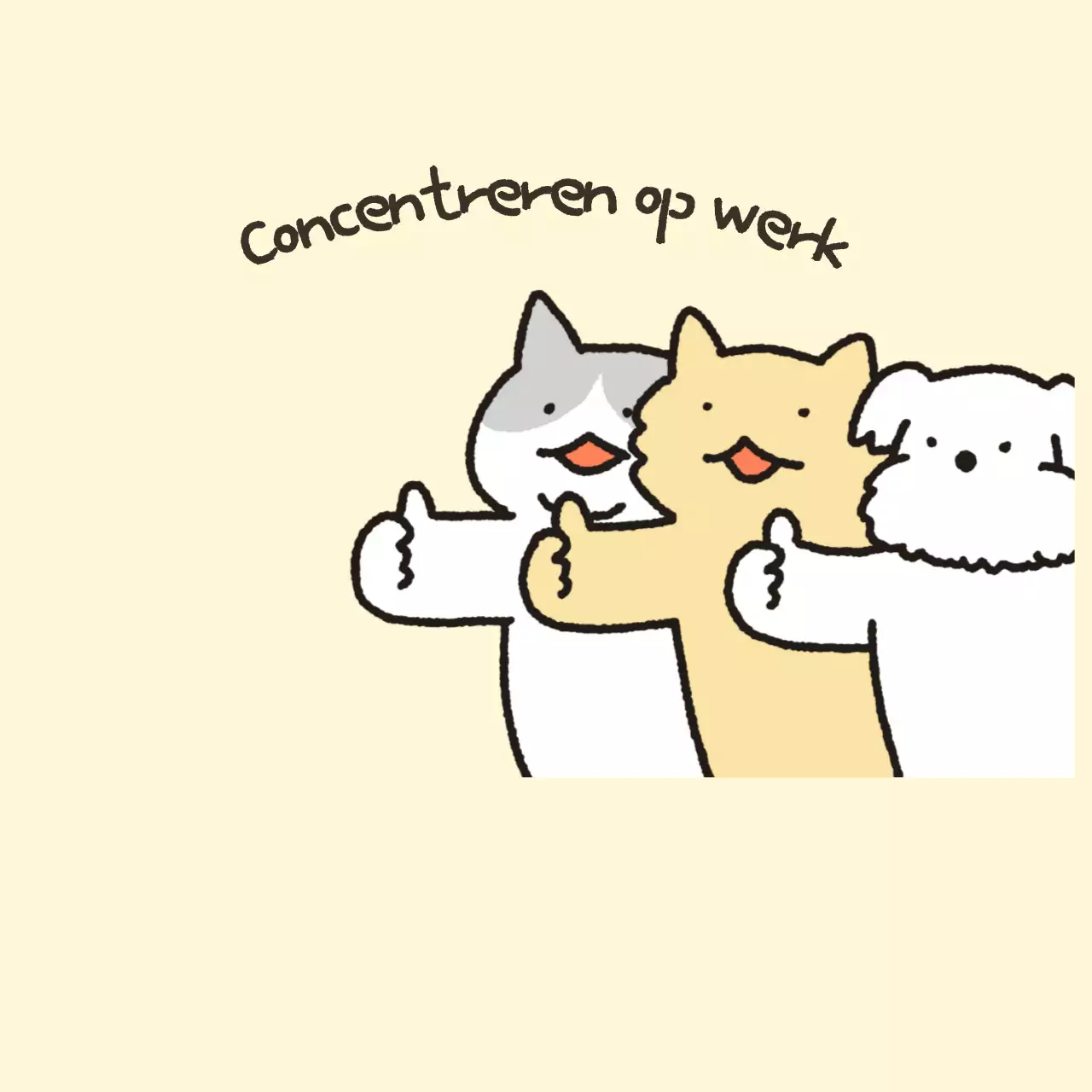 Schattige geïllustreerde dagelijkse notities