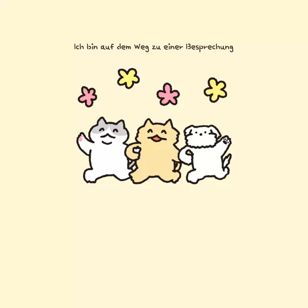 Niedlich illustrierte tägliche Notizen