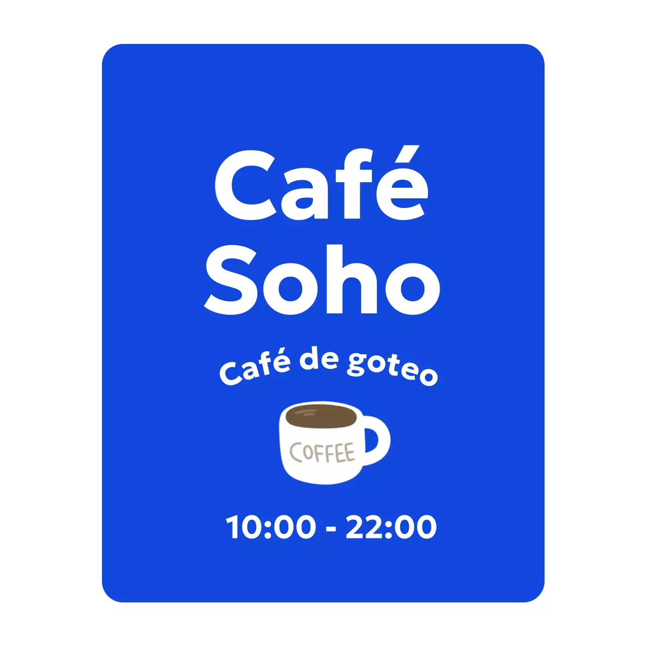 Guía de Blue Modern Cafe