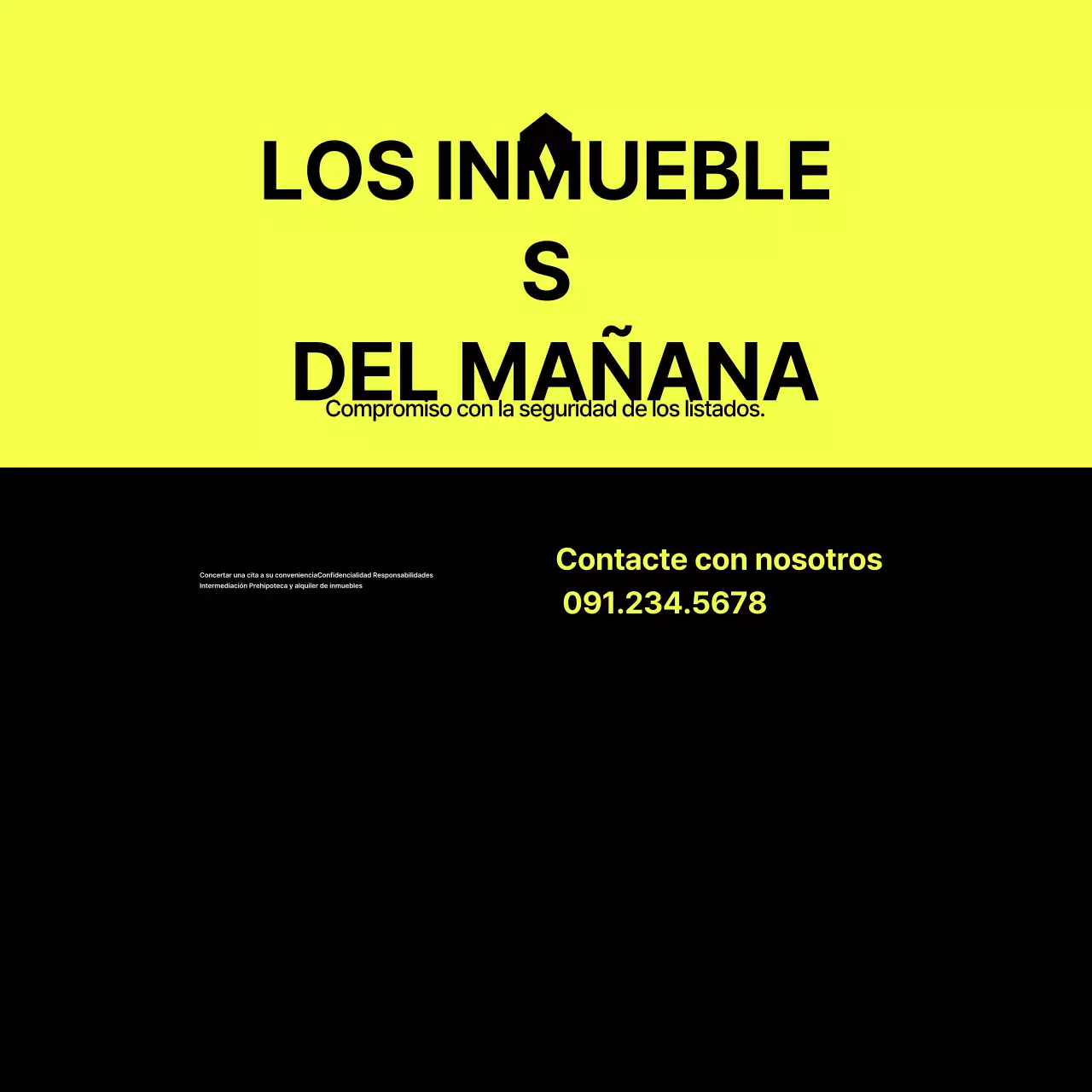 Anuncios inmobiliarios modernos en gris