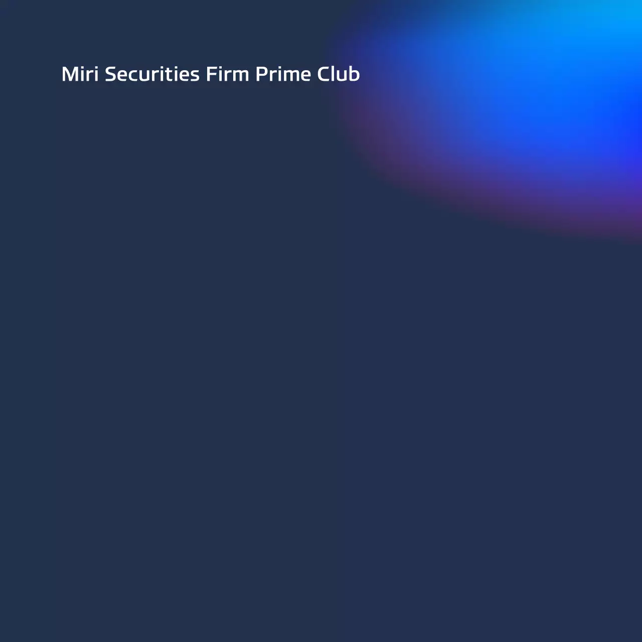 Annonces financières en dégradé bleu