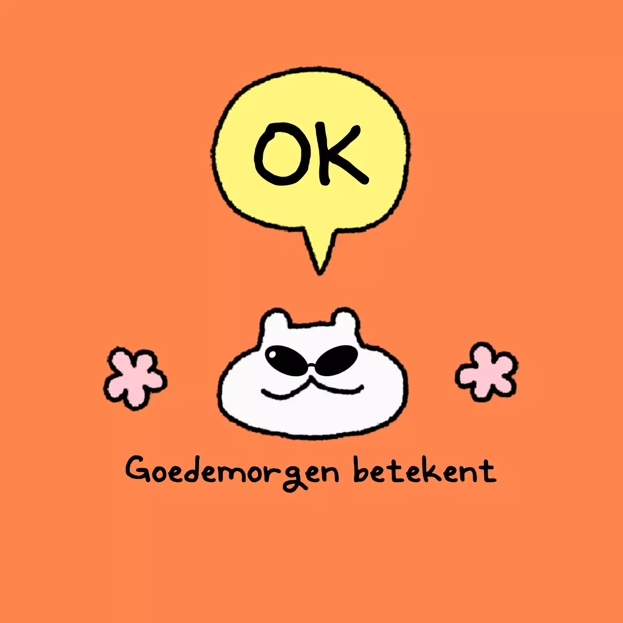 Witte schattige vrolijke tilde