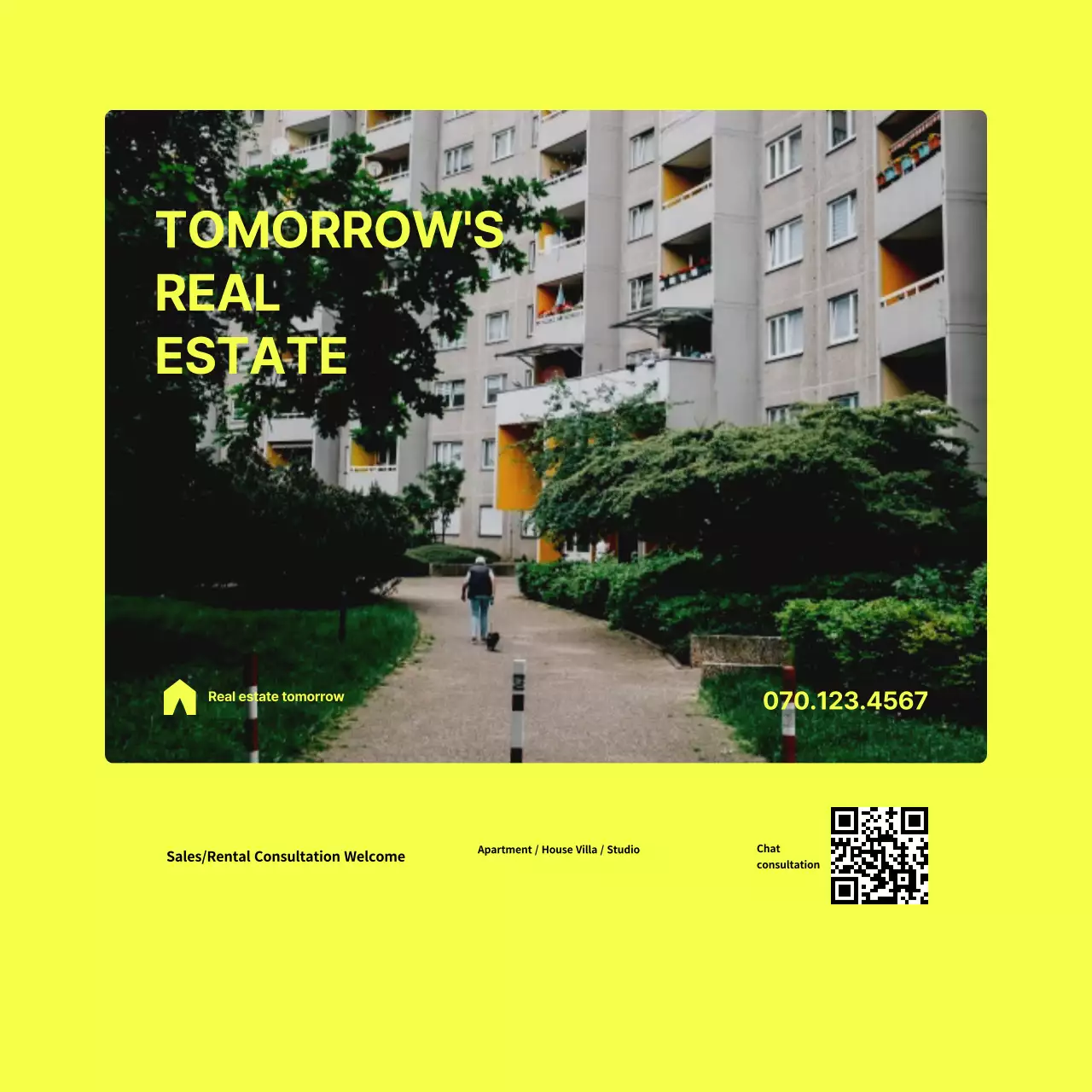 Iklan Properti Modern Abu-abu