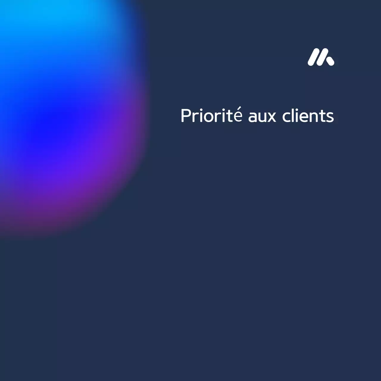 Annonces financières en dégradé bleu