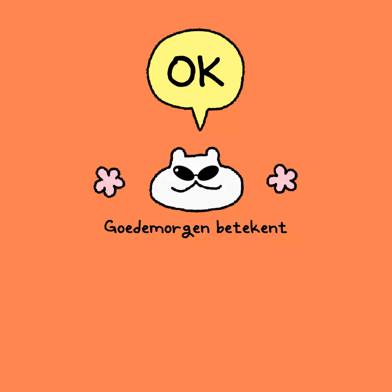 Witte schattige vrolijke tilde