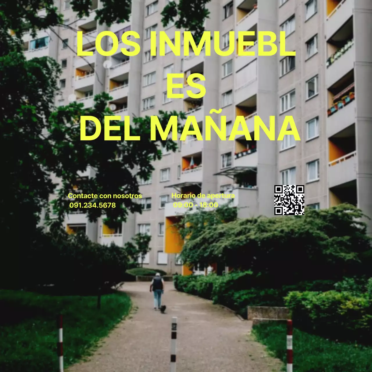 Anuncios inmobiliarios modernos en gris