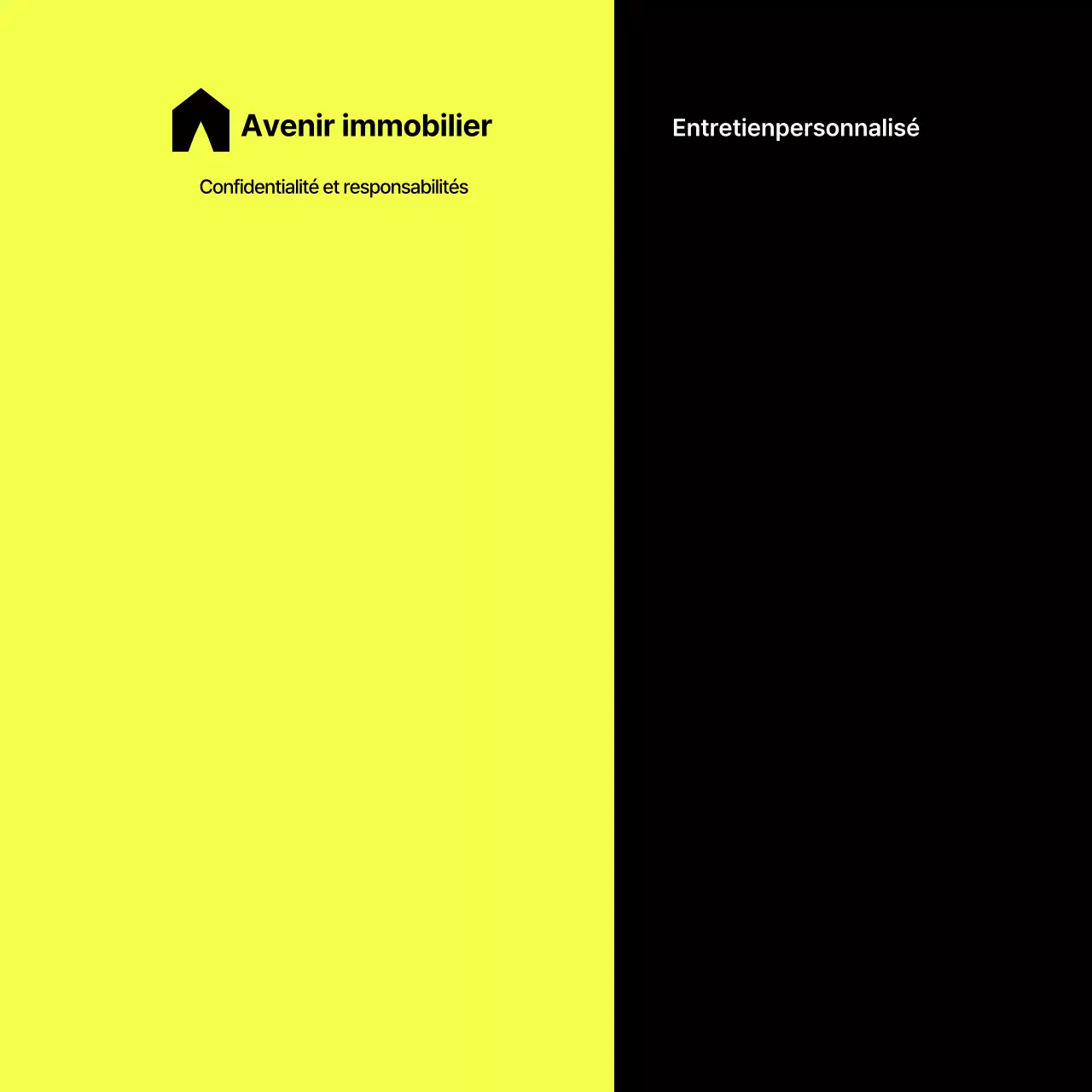 Annonces immobilières grises et modernes