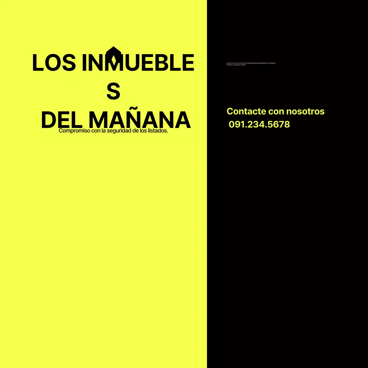 Anuncios inmobiliarios modernos en gris