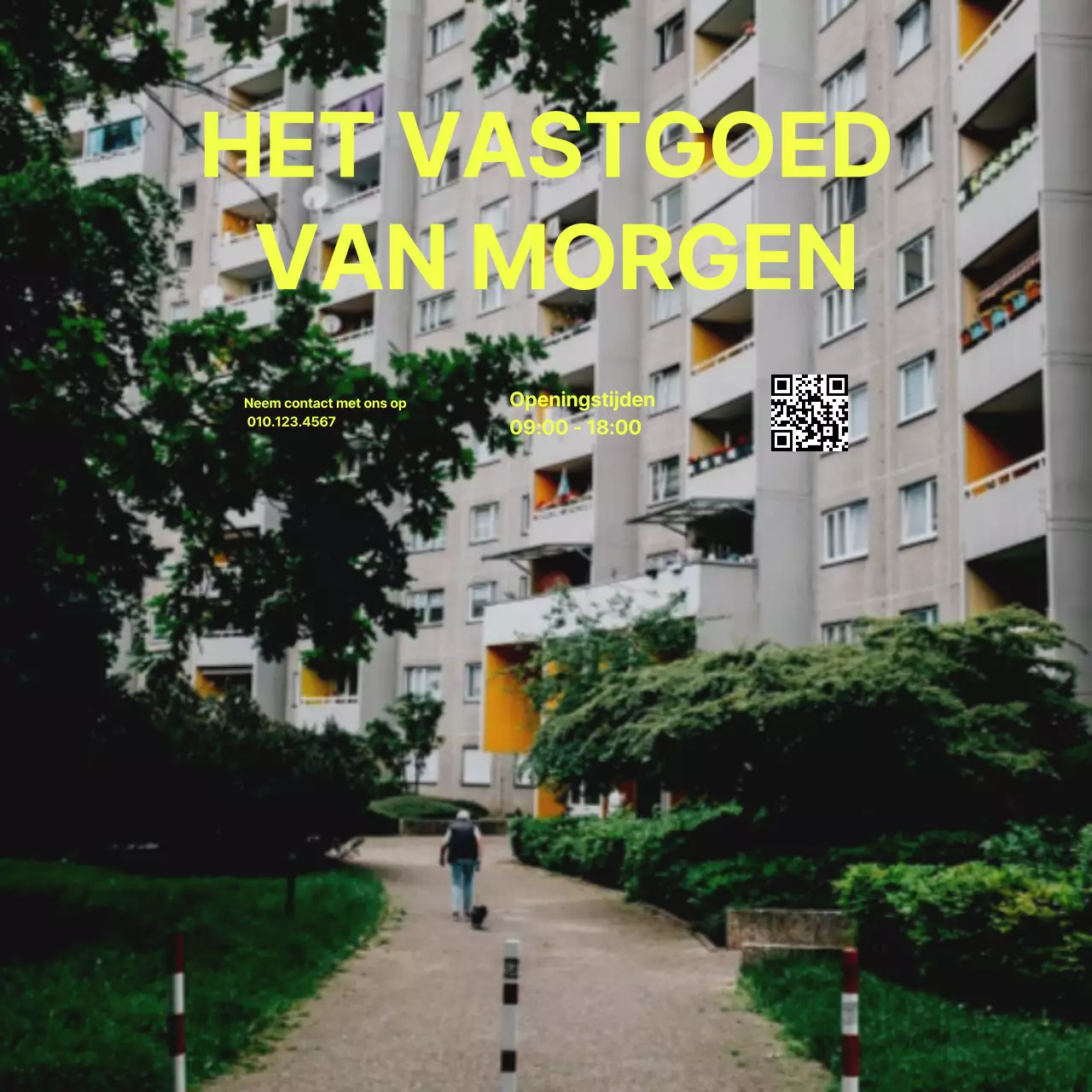 Grijze advertenties voor modern onroerend goed