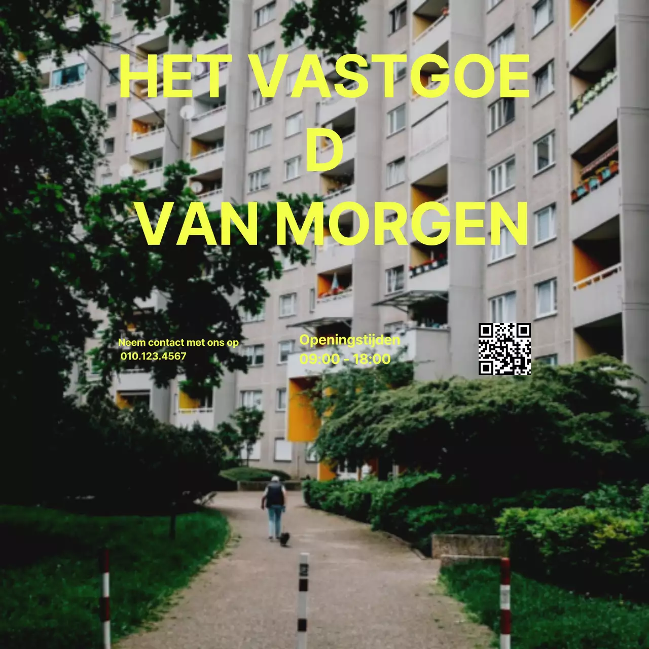 Grijze advertenties voor modern onroerend goed