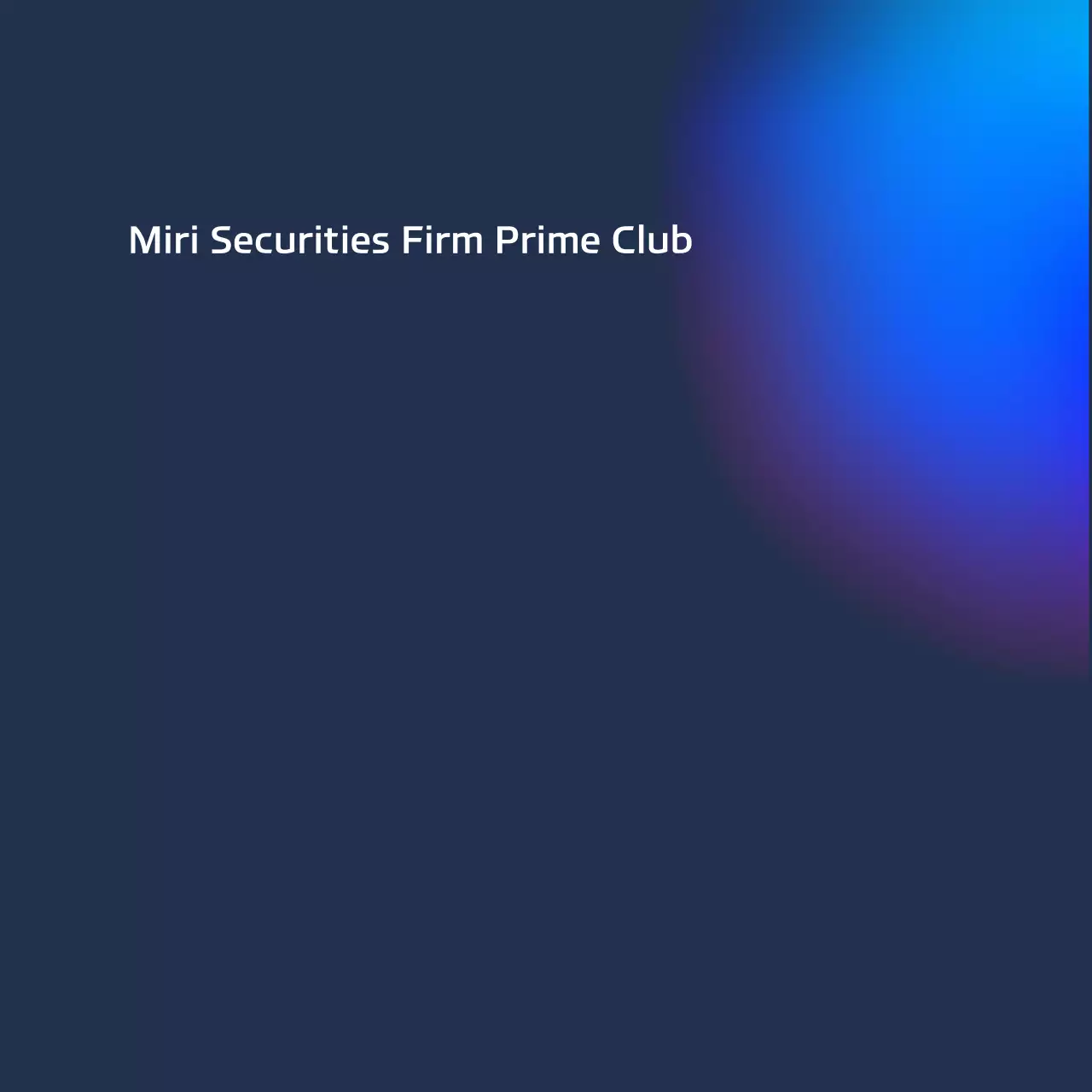 Annonces financières en dégradé bleu