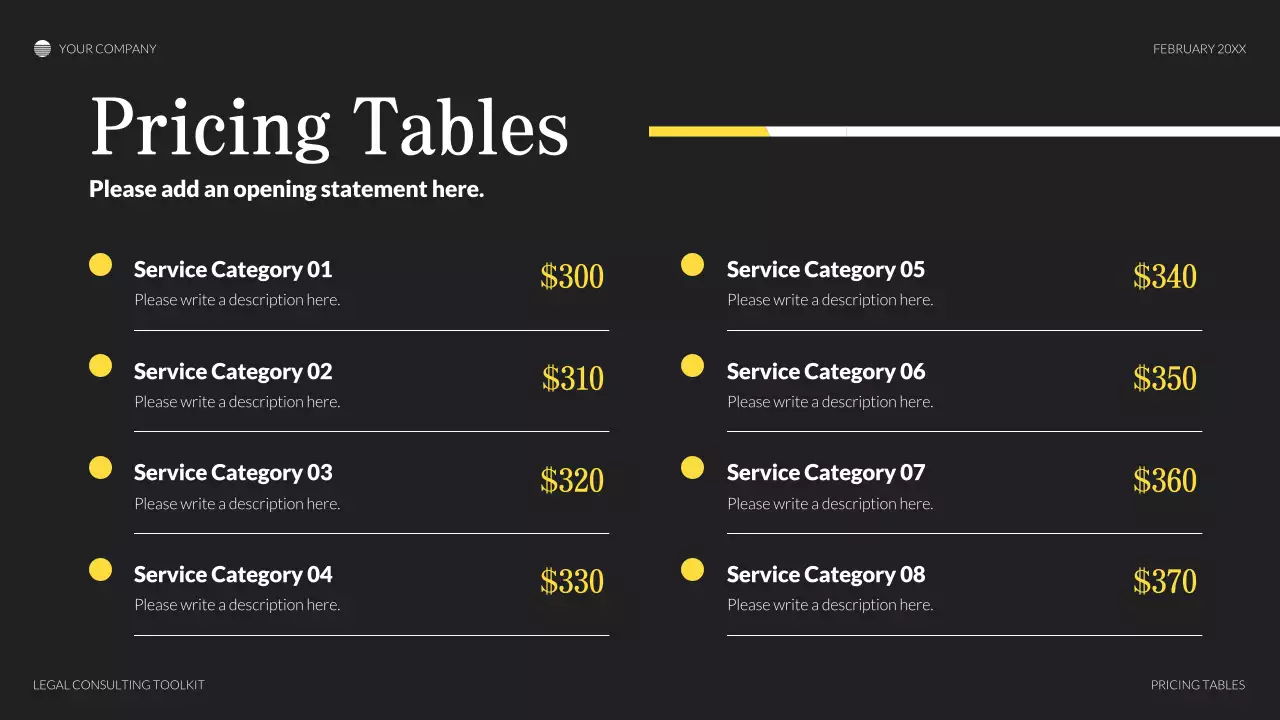 Black Classic Legal Consulting Presentation