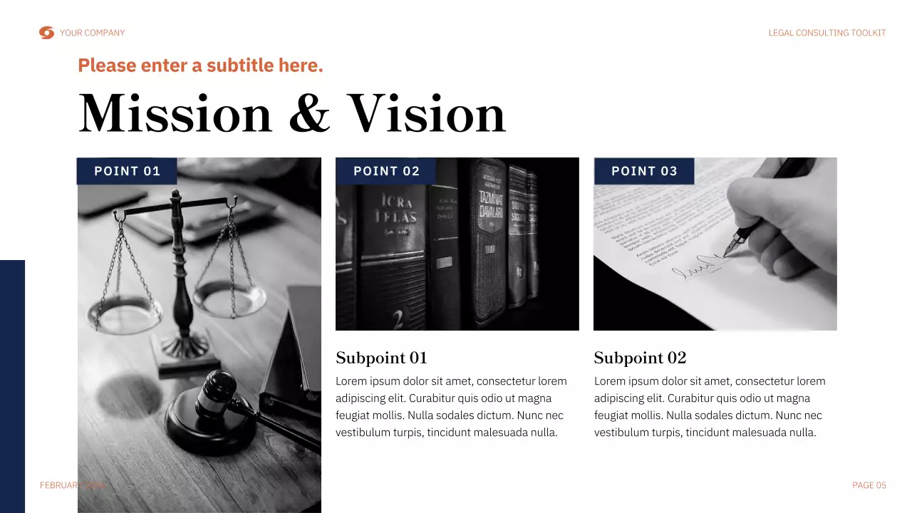 Orange Modern Legal Consulting Presentation