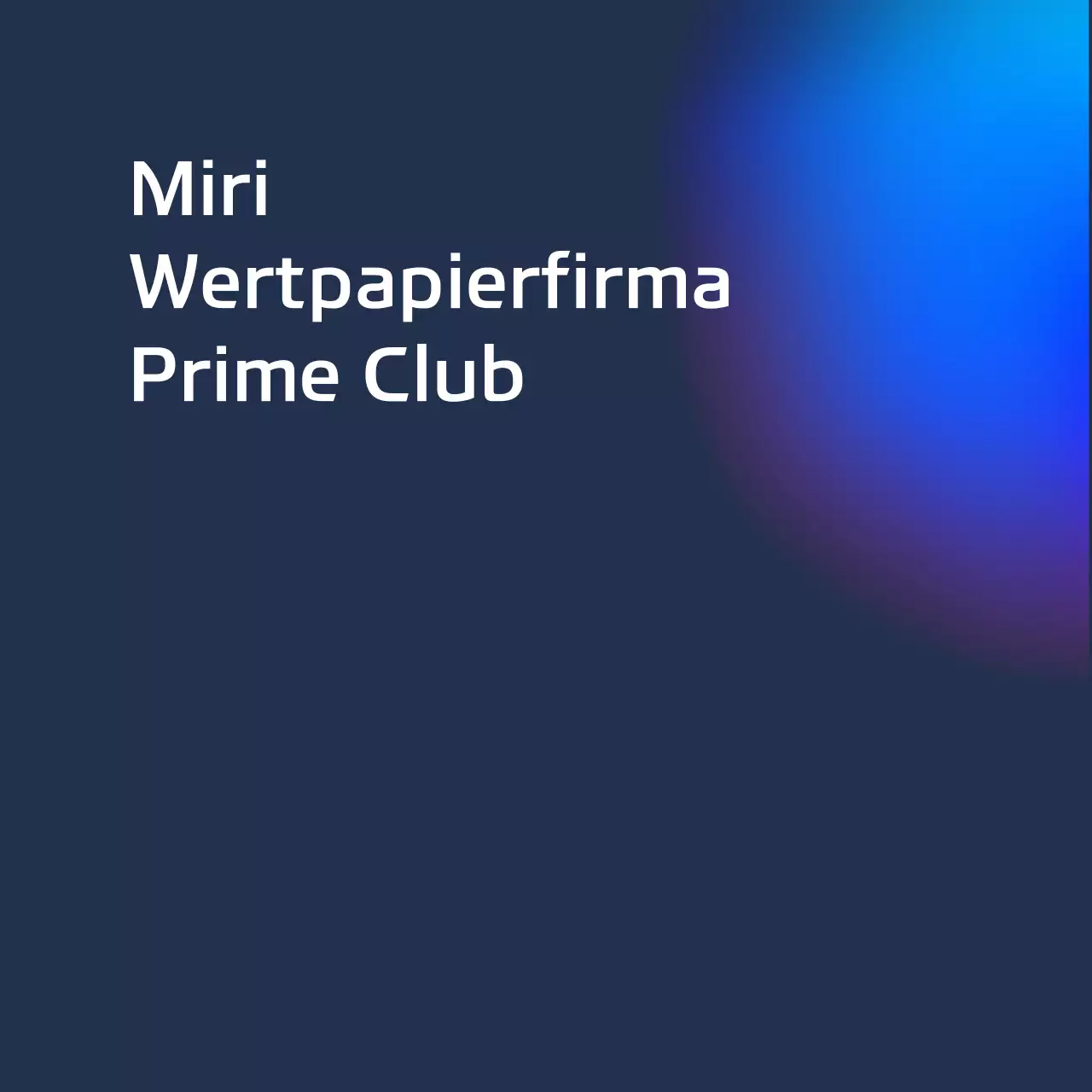 Blauer Farbverlauf Finanzanzeigen