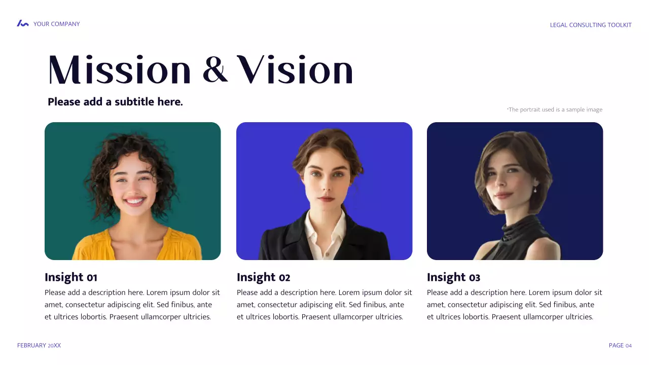 Blue Modern Legal Consulting Presentation