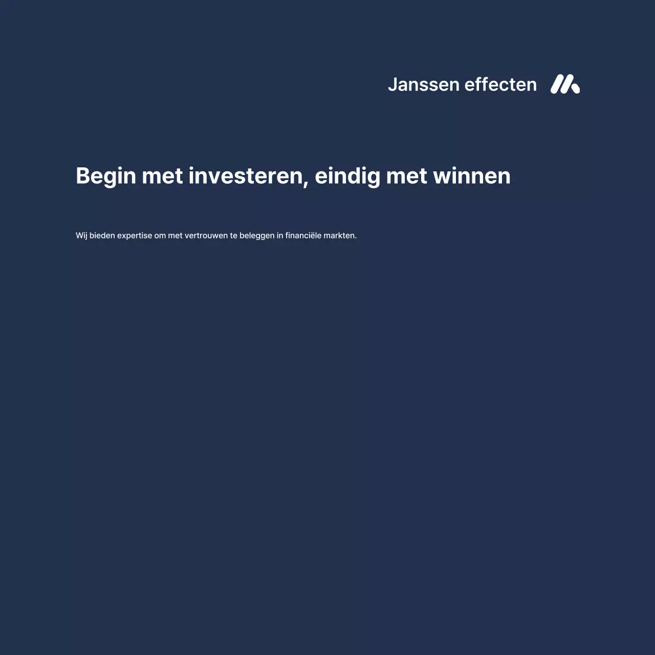 Financiële advertenties met blauw kleurverloop