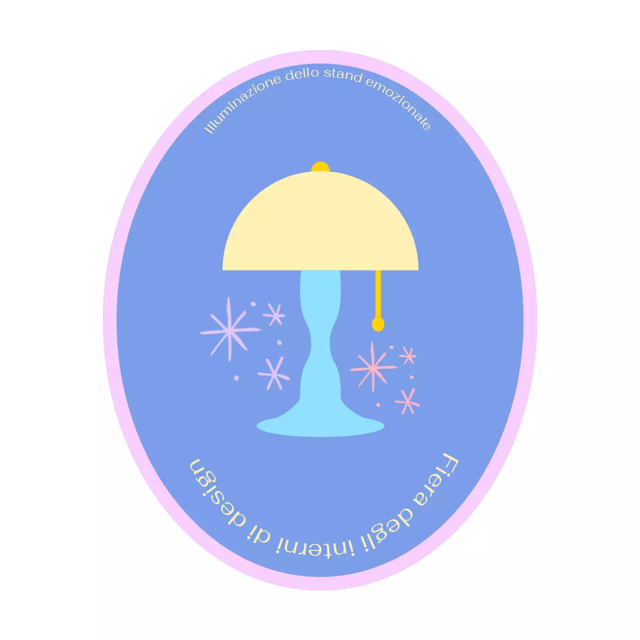 Promuovere un design di illuminazione semplice e di colore blu chiaro