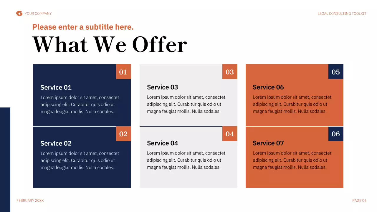 Orange Modern Legal Consulting Presentation