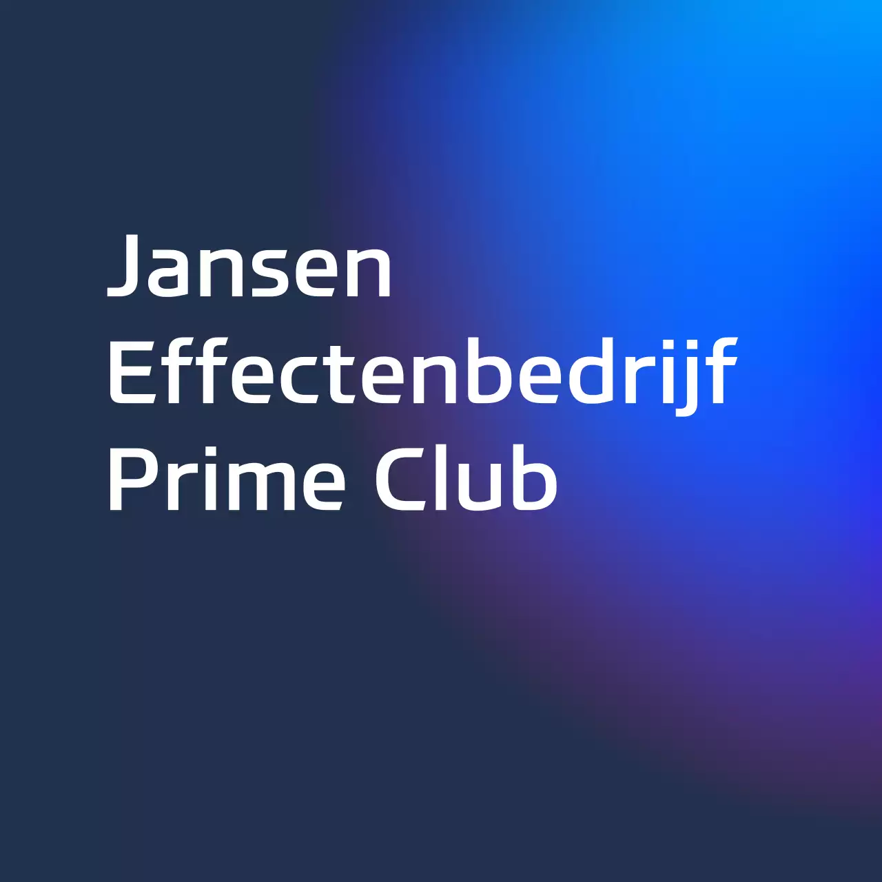 Financiële advertenties met blauw kleurverloop