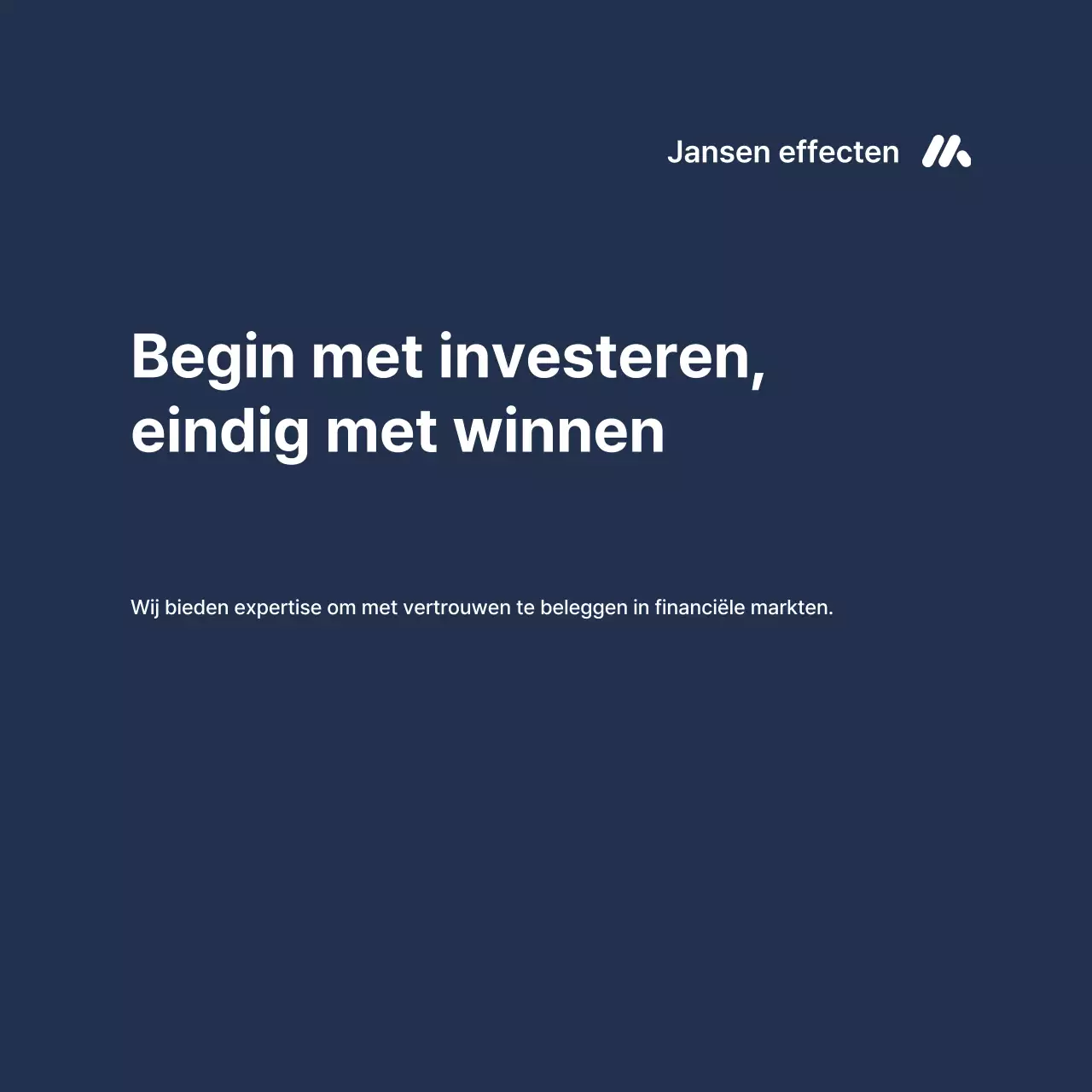 Financiële advertenties met blauw kleurverloop