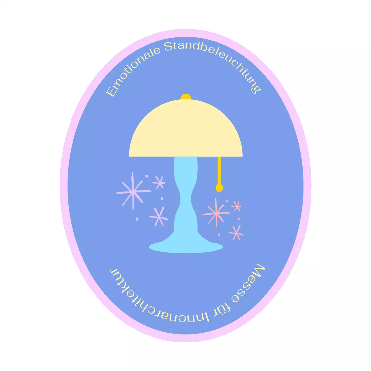 Förderung eines hellblauen, einfachen Beleuchtungsdesigns