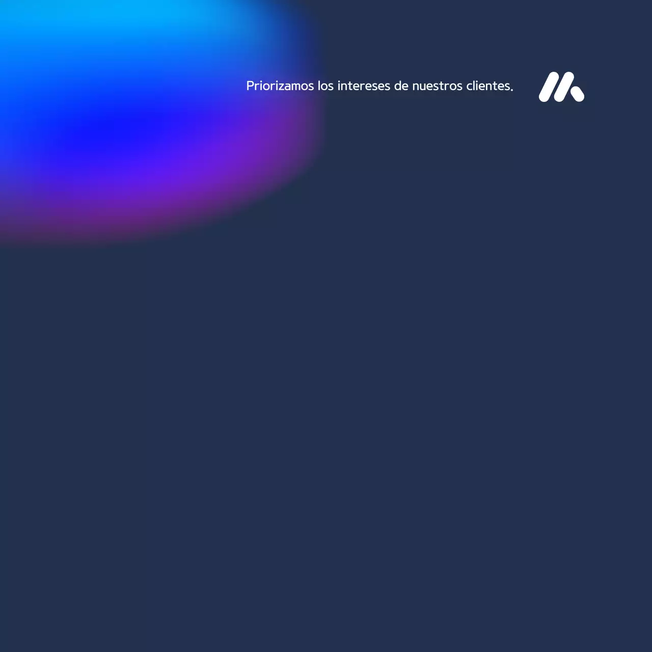 Gradiente azul Anuncios financieros