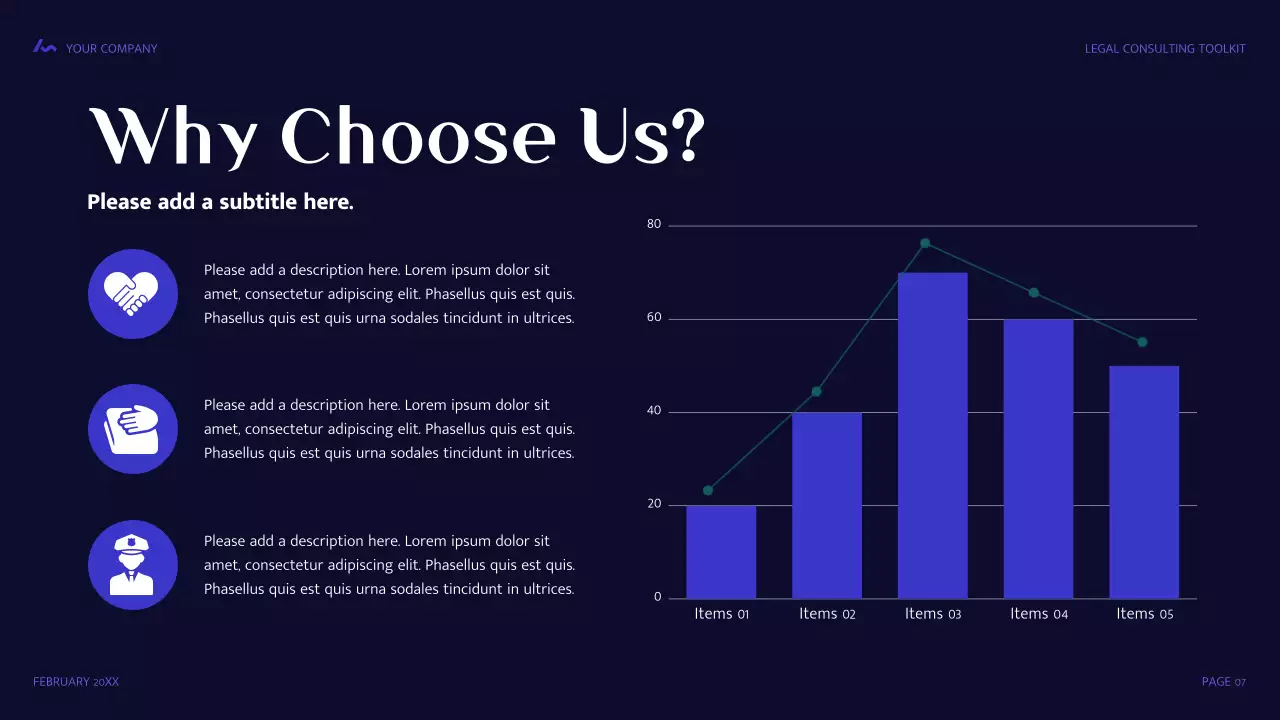 Blue Modern Legal Consulting Presentation