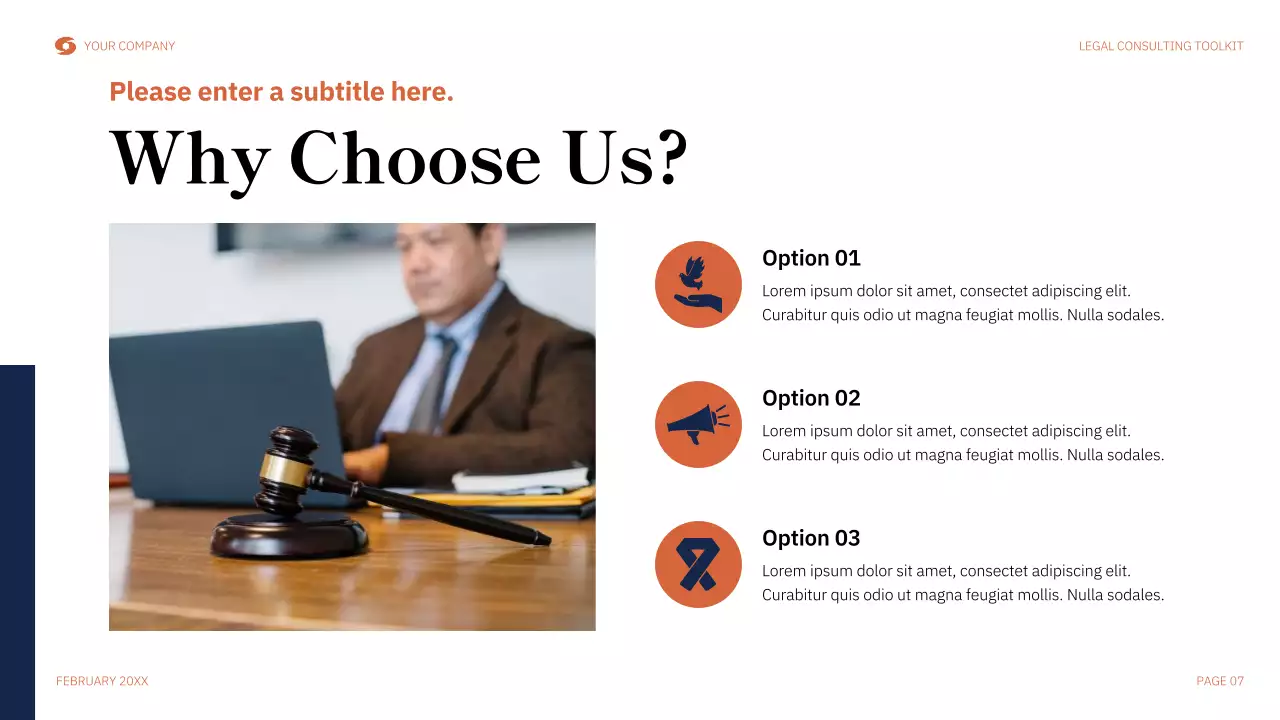 Orange Modern Legal Consulting Presentation