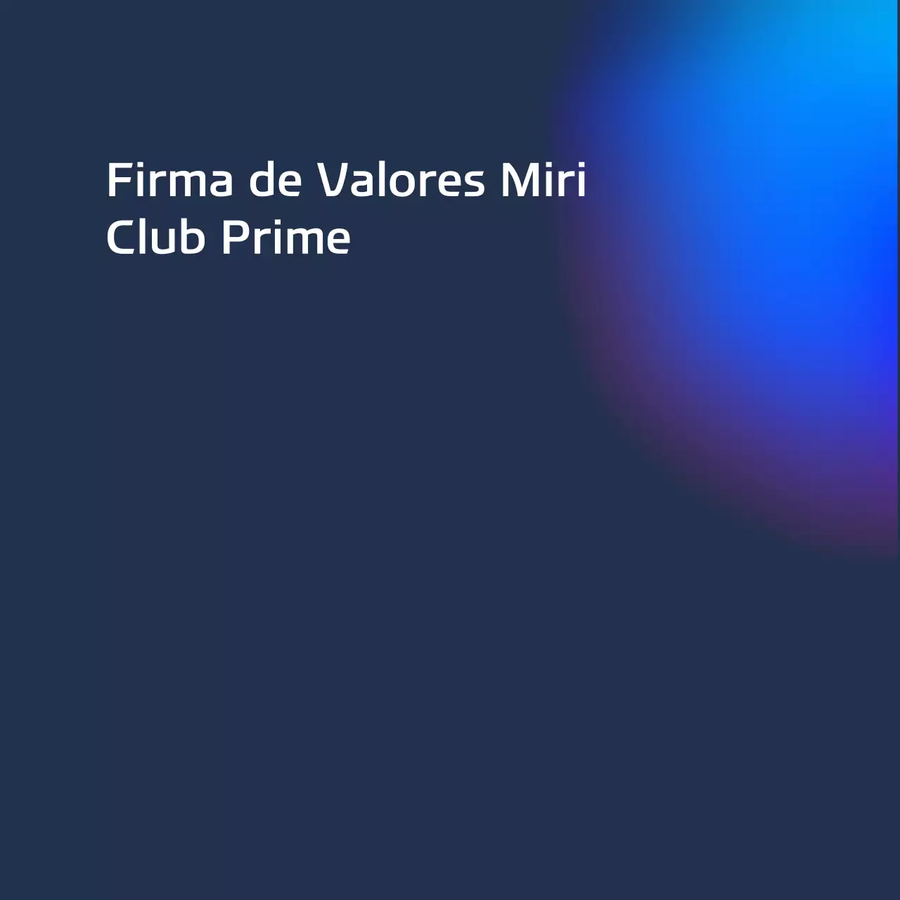 Gradiente azul Anuncios financieros