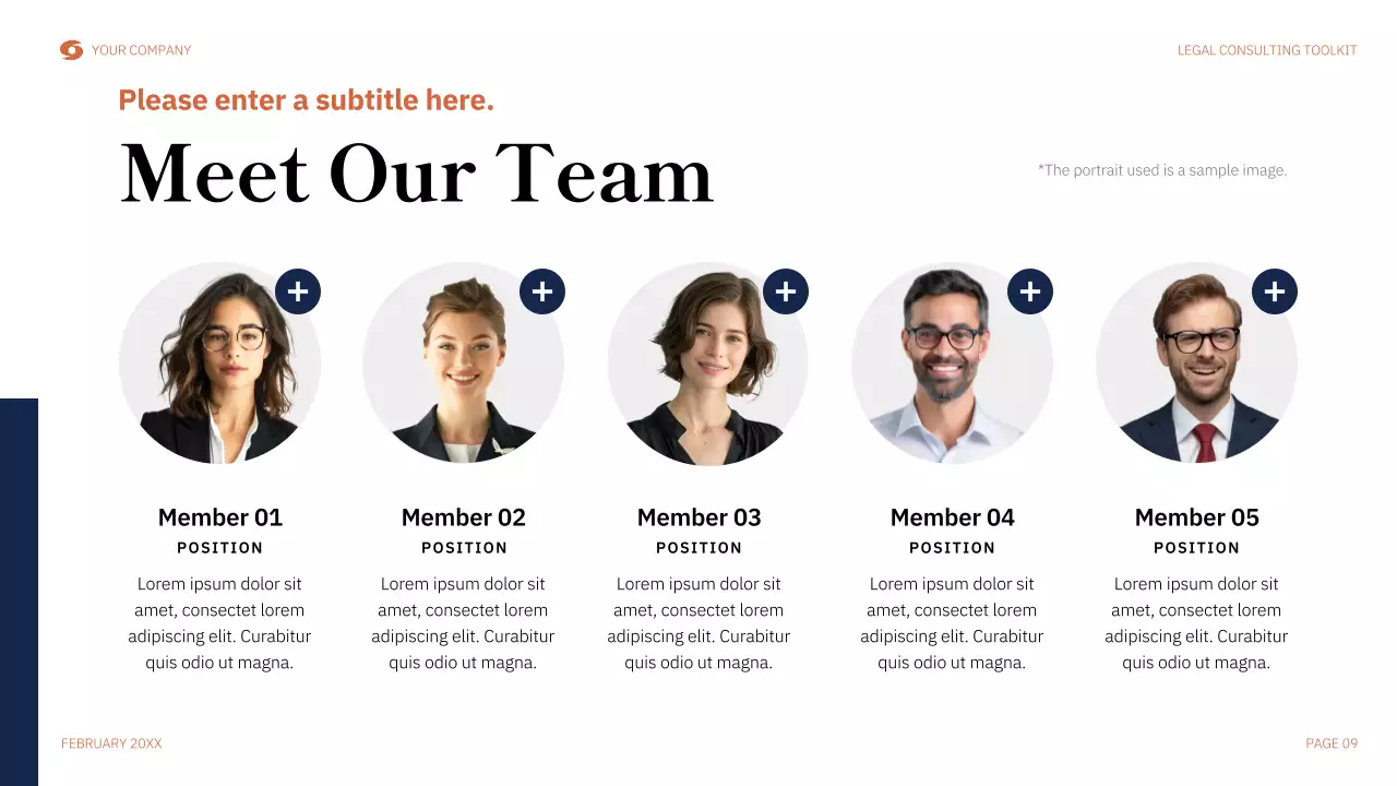 Orange Modern Legal Consulting Presentation