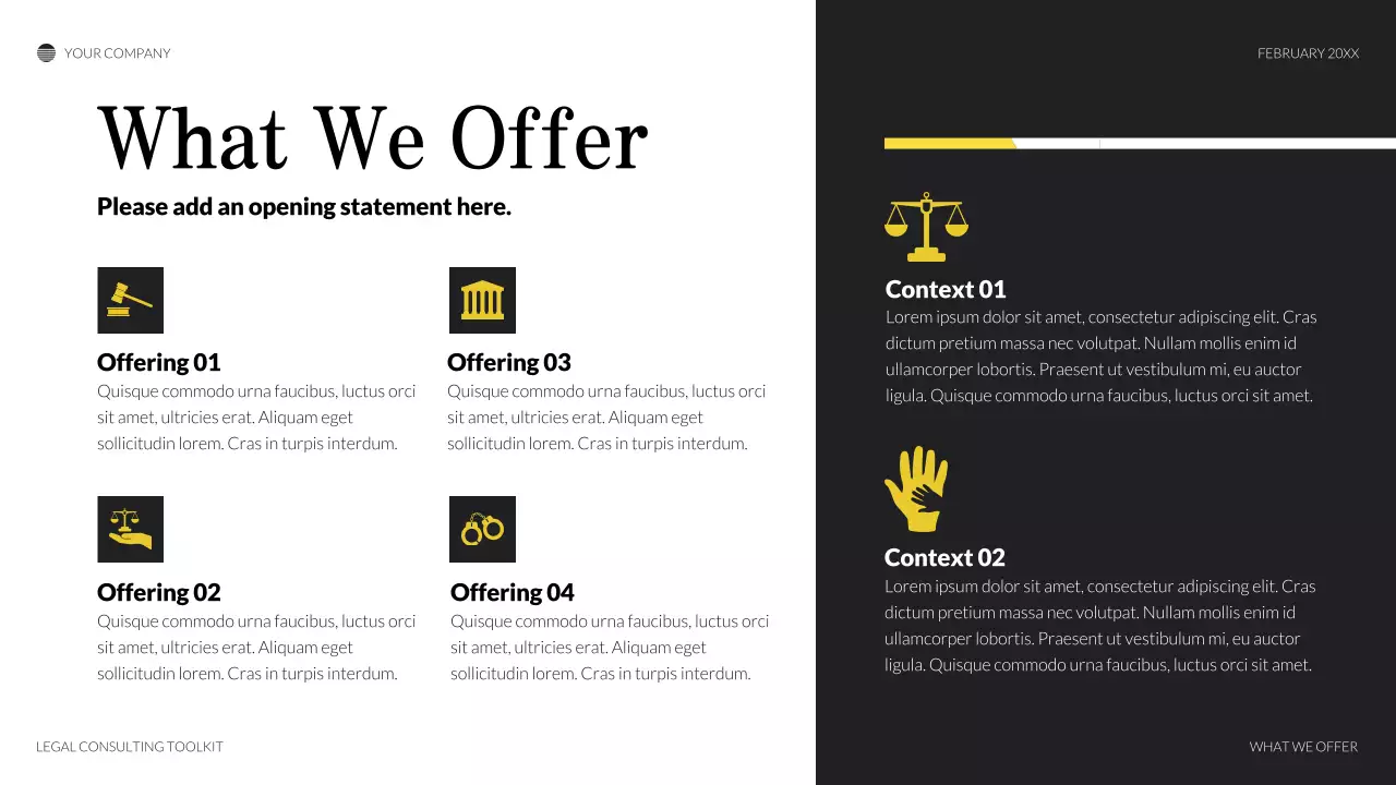 Black Classic Legal Consulting Presentation