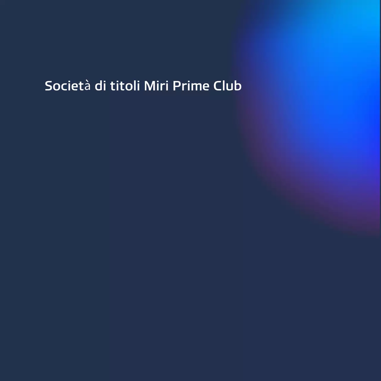 Annunci finanziari a gradiente blu