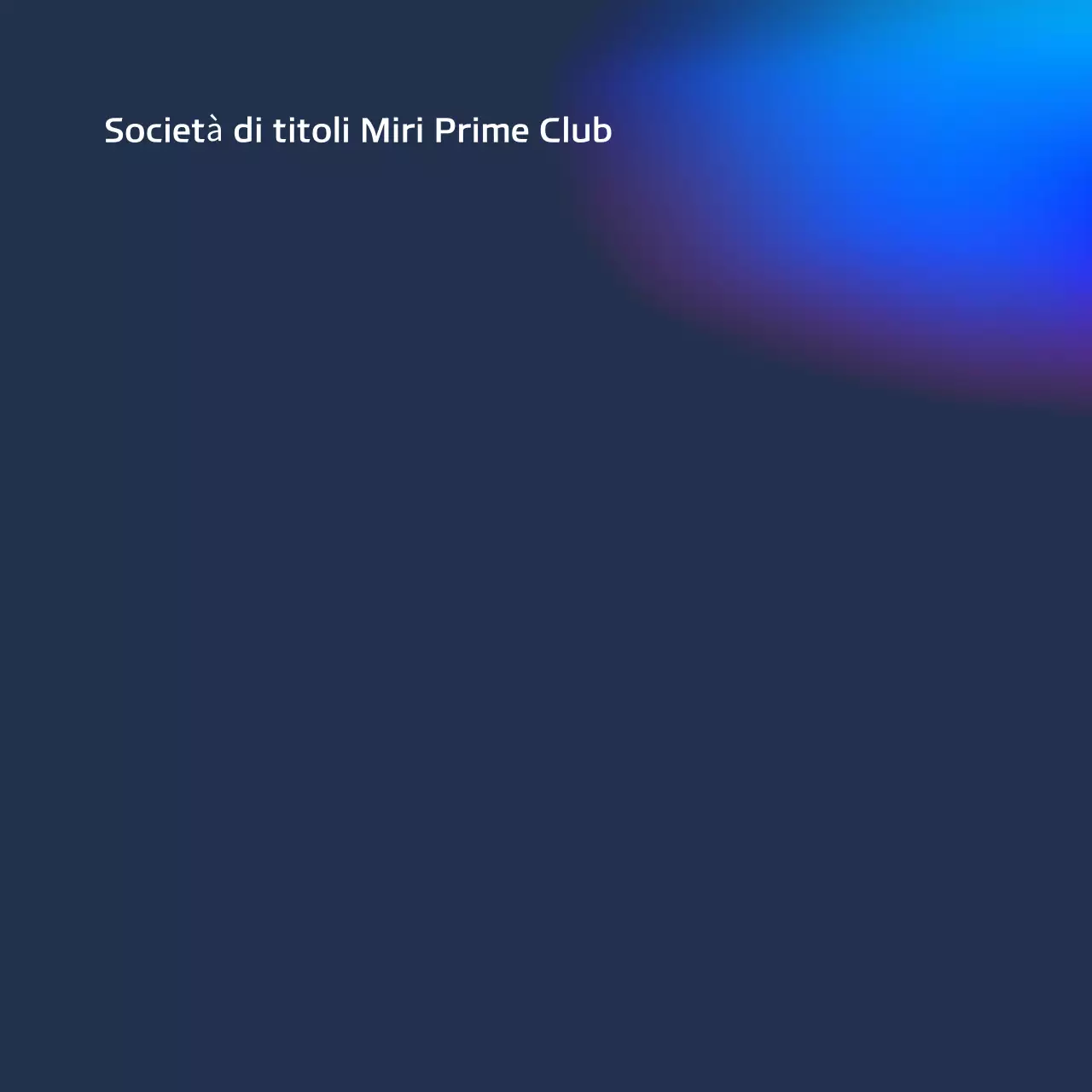 Annunci finanziari a gradiente blu