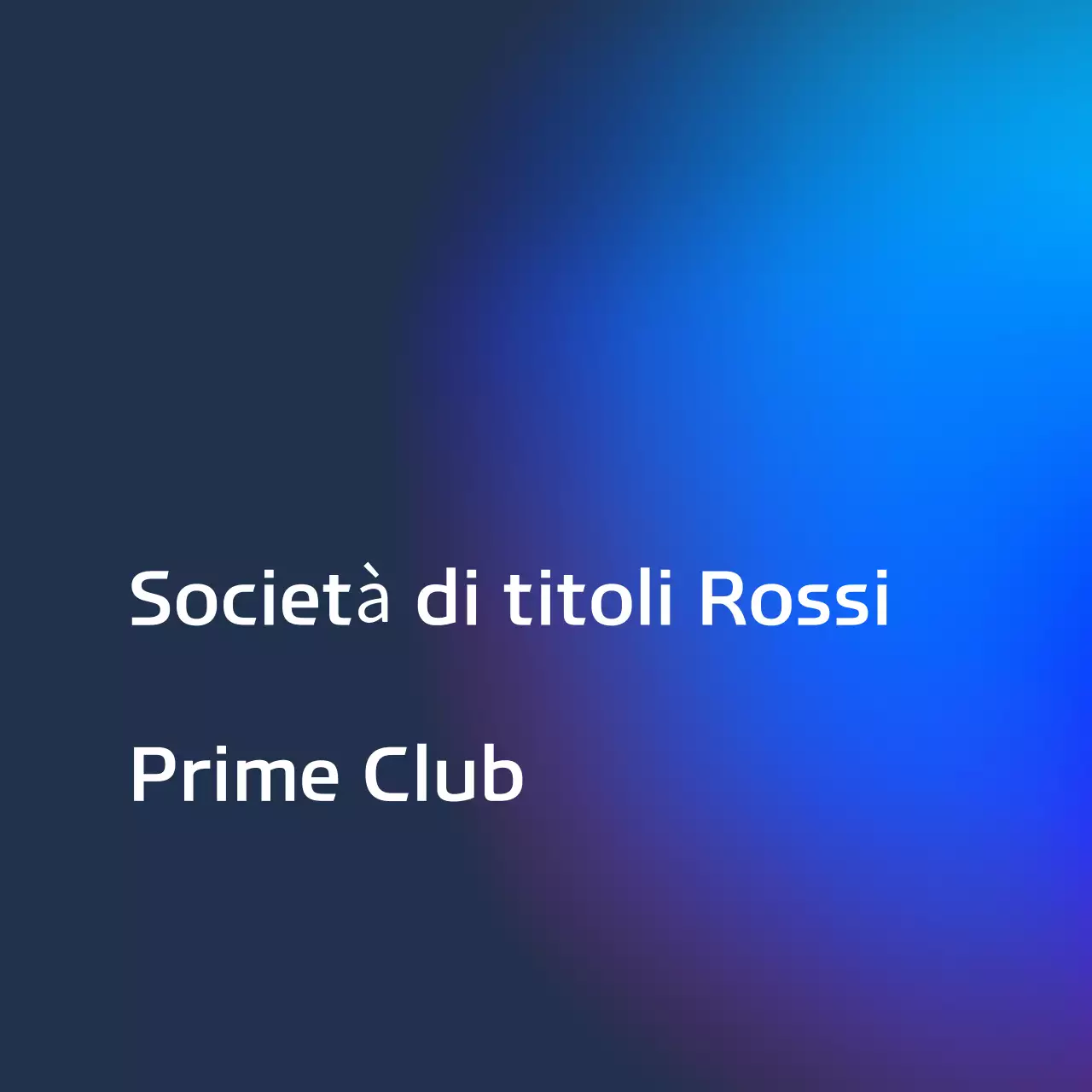 Annunci finanziari a gradiente blu