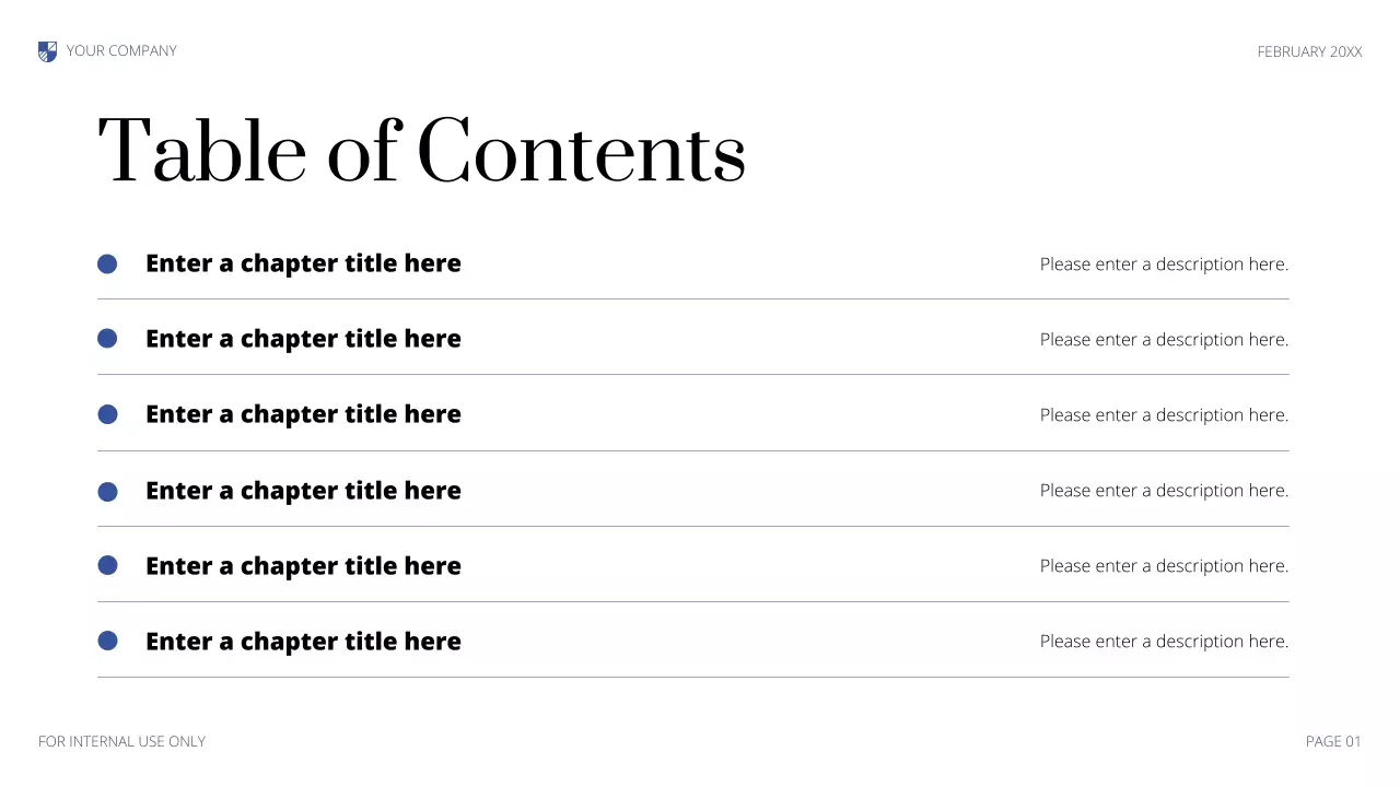 Blue Professional Legal Consulting Presentation