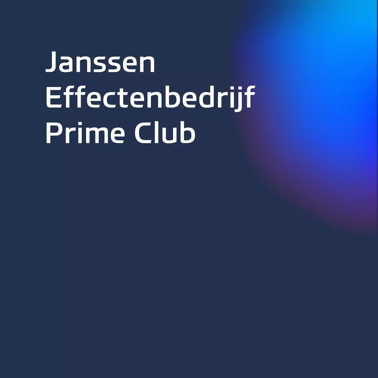 Financiële advertenties met blauw kleurverloop