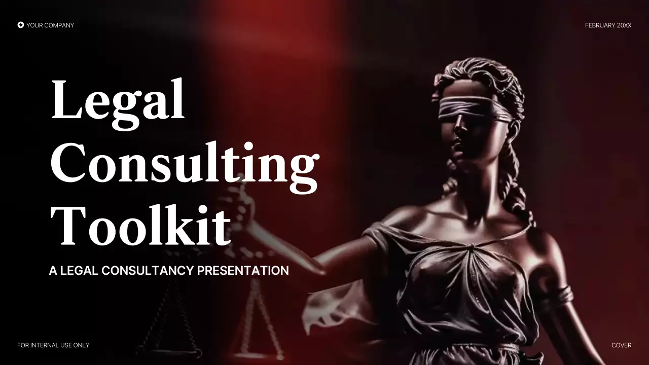 Red Elegant Legal Consulting Presentation