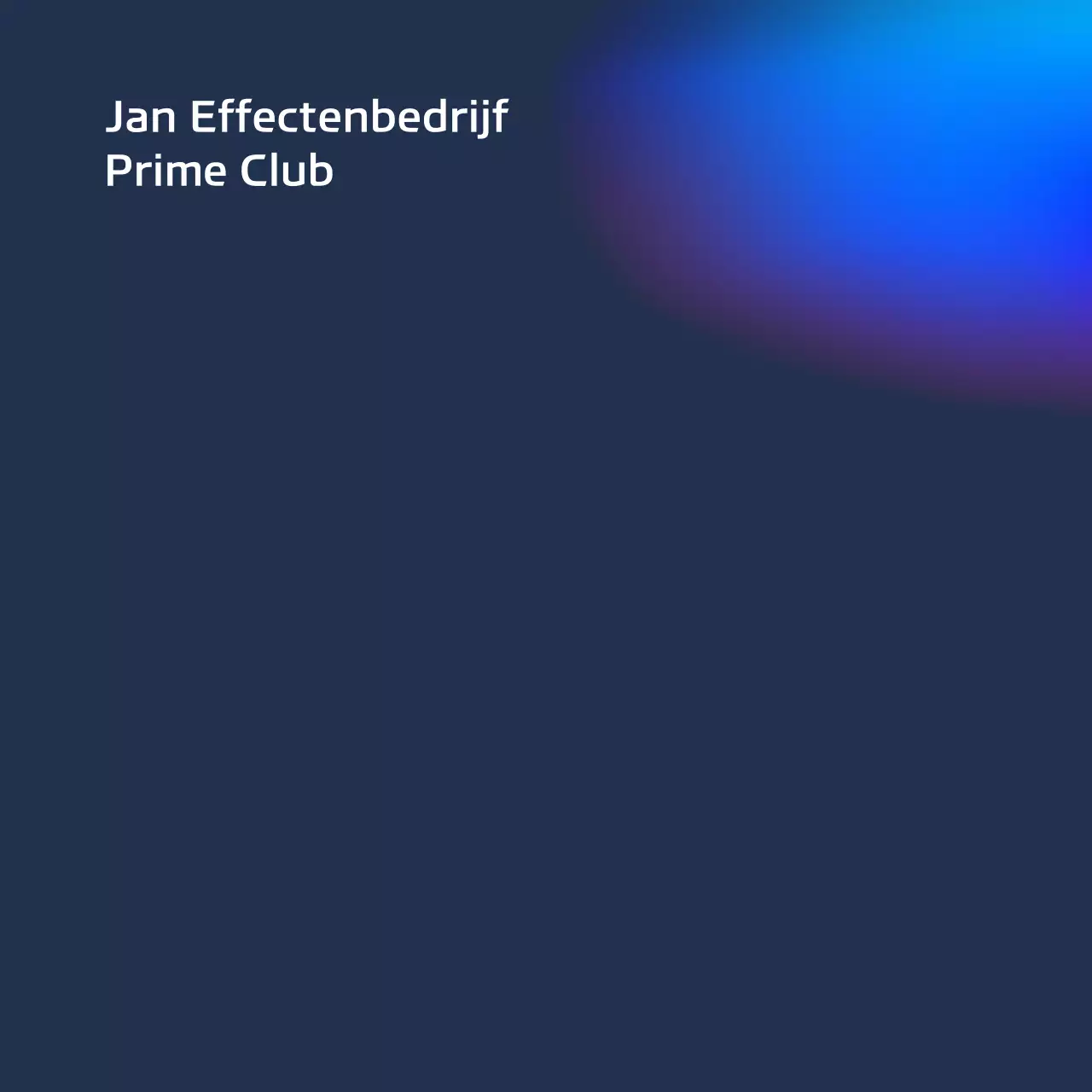 Financiële advertenties met blauw kleurverloop