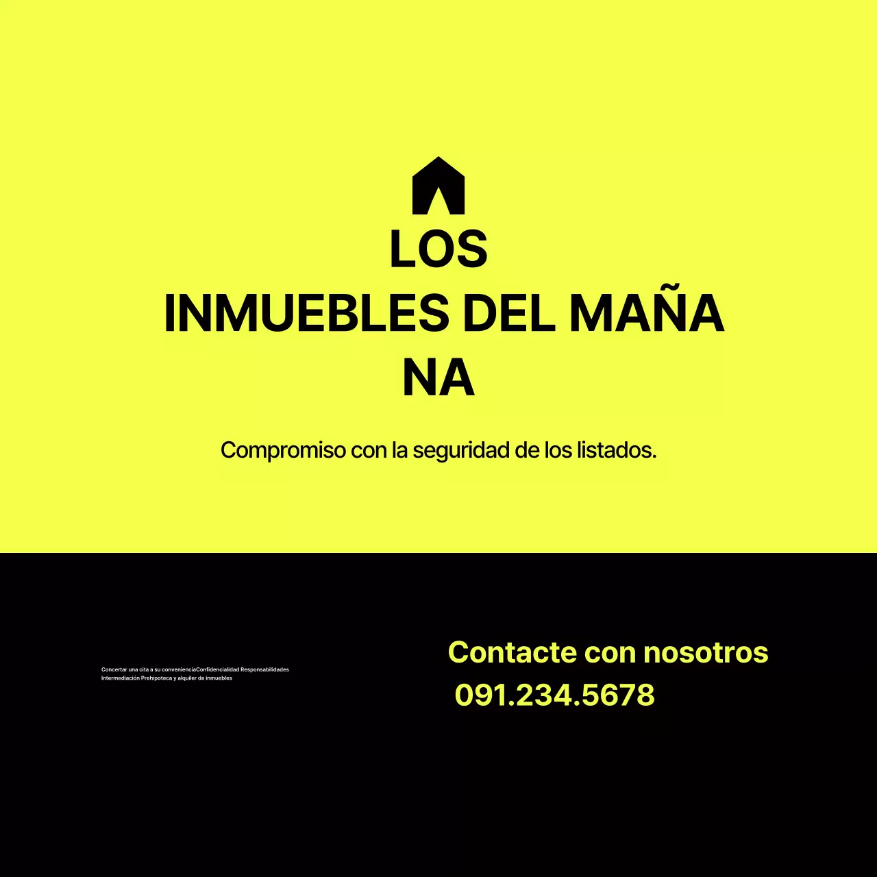 Anuncios inmobiliarios modernos en gris