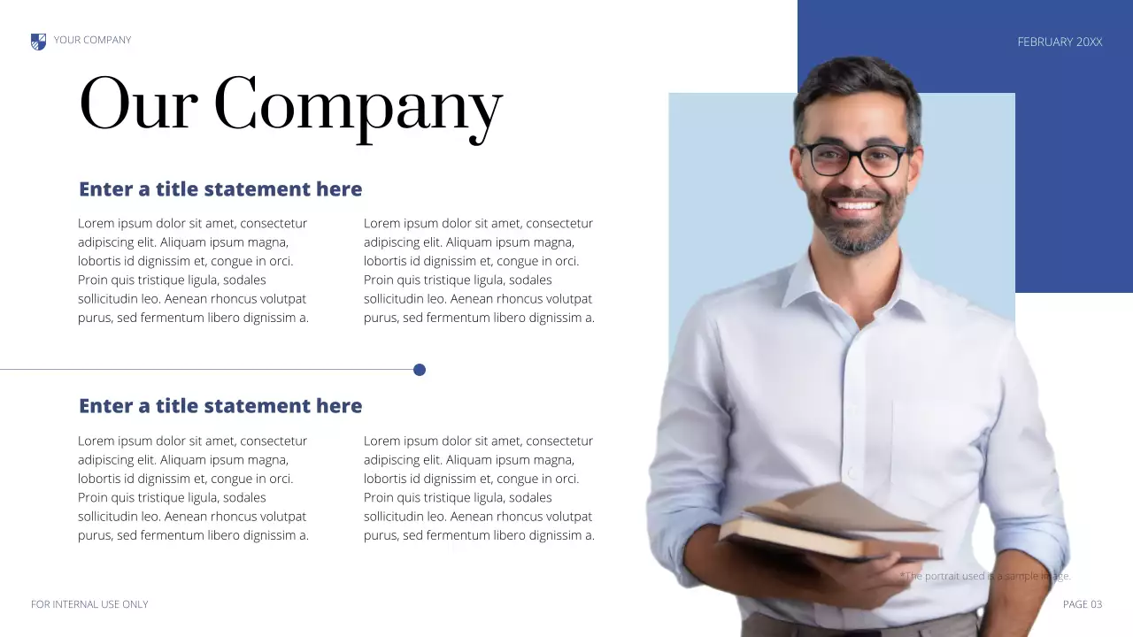 Blue Professional Legal Consulting Presentation