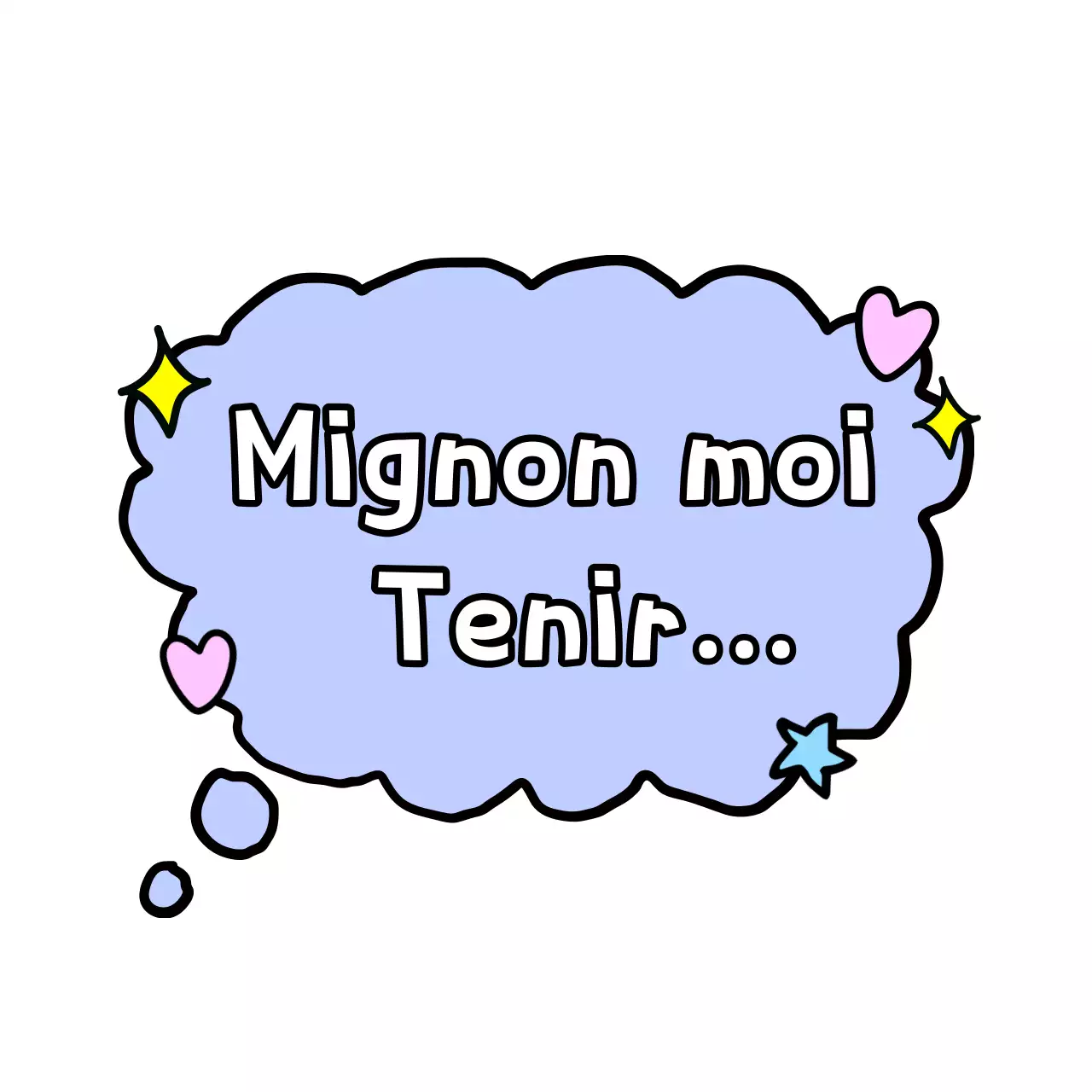 Autocollants mauves pour dessins animés